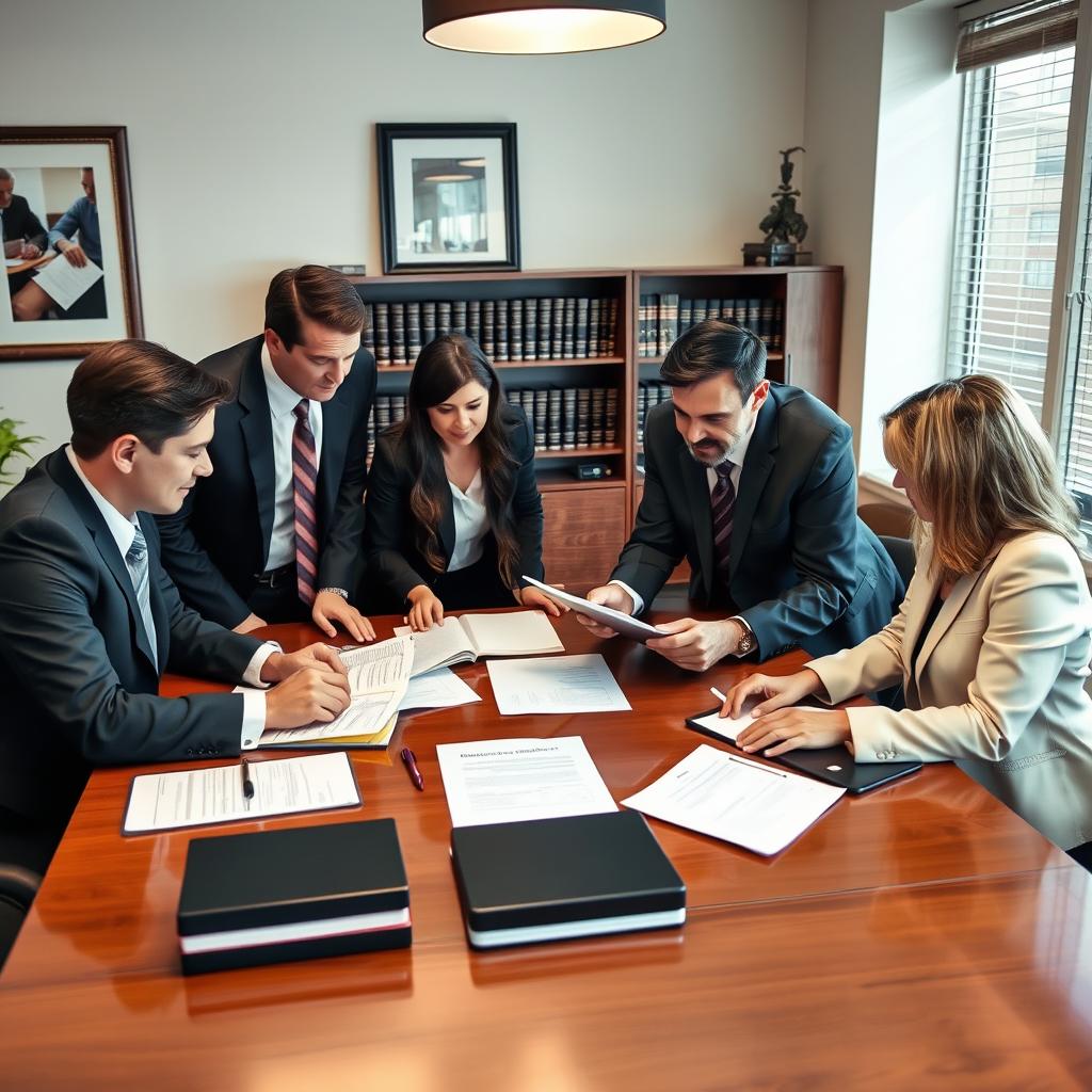Wrongful death lawyer team collaborating on case strategy in Houston Wrongful death lawyer team collaborating on case strategy in Houston